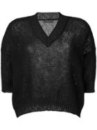 Roberto Collina Shortsleeved Knit Top - Black