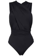 Brigitte Ruched Talita Swimsuit - Black