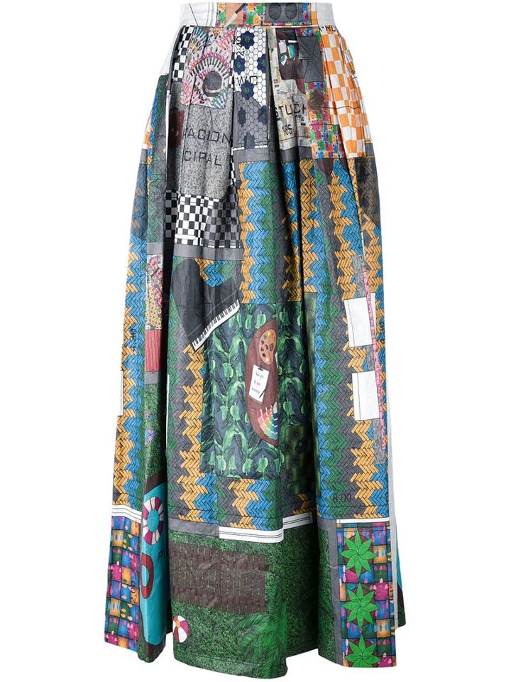 Ultràchic Multi Print Skirt, Women's, Size: 42, Polyester