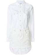 Diesel Denim Shirt Dress - White