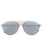 Thom Browne Aviator Sunglasses, Adult Unisex, Size: 55, Grey, Acetate/titanium