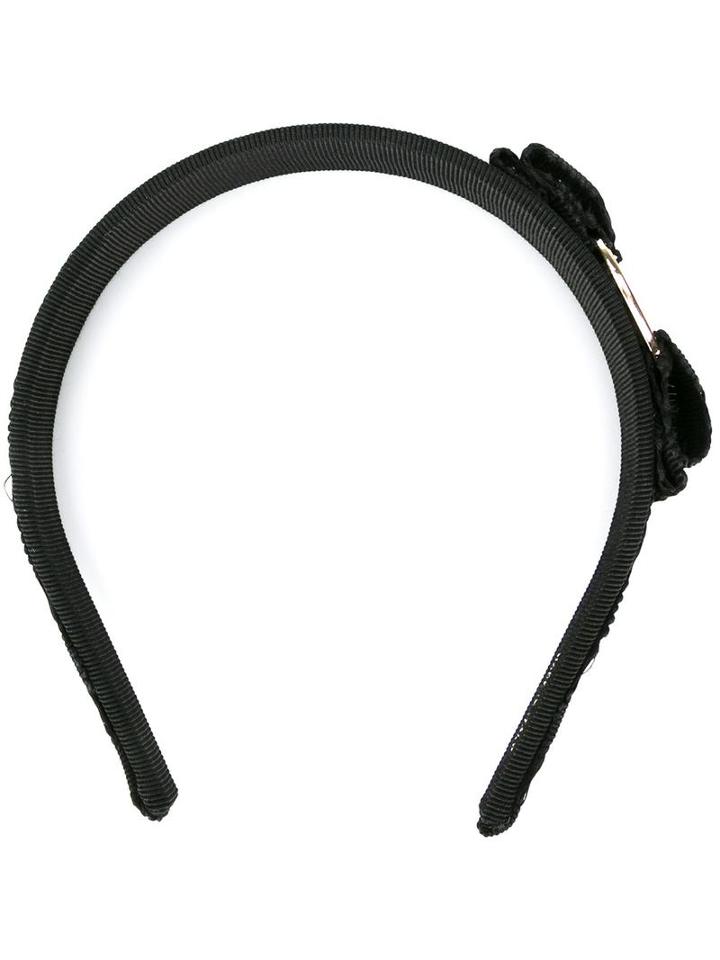 Salvatore Ferragamo 'vara' Hairband, Women's, Black, Cotton