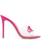 Gianvito Rossi Heeled Mules - Pink & Purple