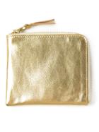 Comme Des Garçons Wallet 'gold' Purse - Metallic