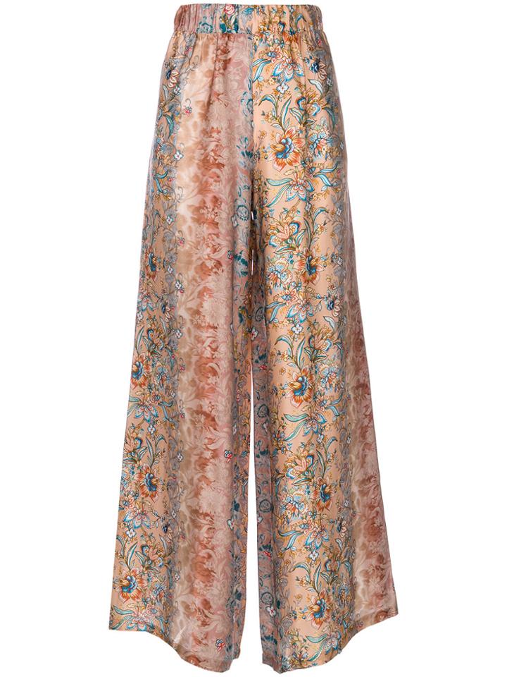 Black Coral Palace Pants - Pink & Purple
