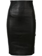 Theperfext 'amsterdam' Skirt, Women's, Size: Medium, Black, Leather