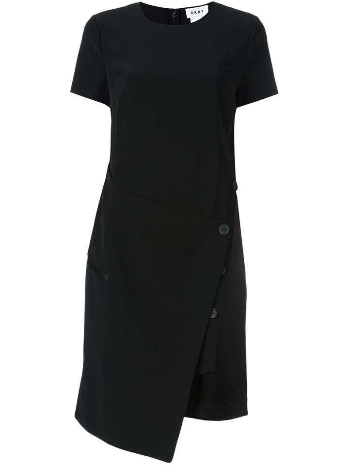 Dkny Asymmetric Wrap Dress