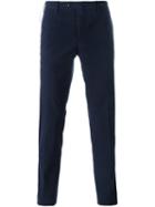 Pt01 Slim-fit Trousers, Men's, Size: 56, Blue, Cotton/spandex/elastane