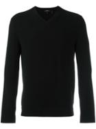 Theory V-neck Jumper, Men's, Size: Xl, Black, Cashmere