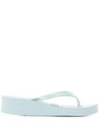 Calvin Klein Jeans Wedge Flip-flops - Blue