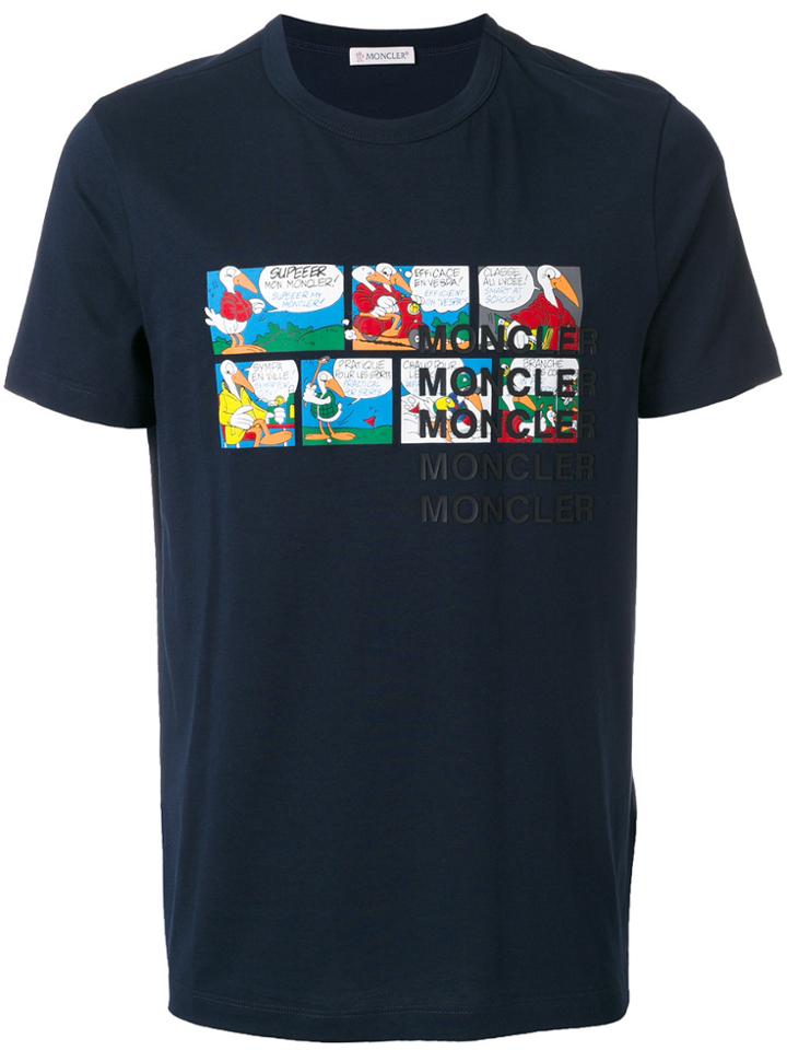 Moncler Comic Strip T-shirt - Blue