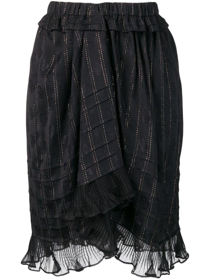 Isabel Marant Ruffled Panel Skirt - Black
