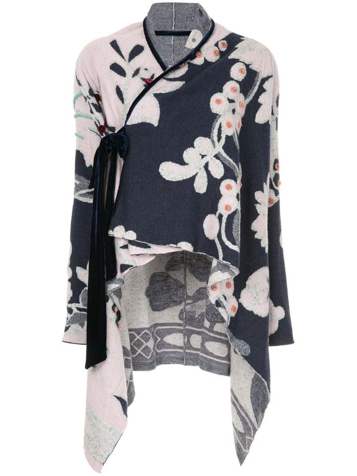 Onefifteen Floral Pattern Loose Jacket - Pink