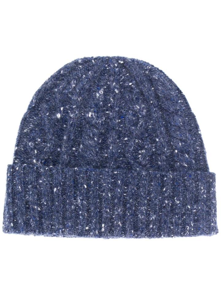 Brunello Cucinelli Chunky Knit Beanie - Blue