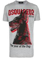 Dsquared2 The Year Of The Dog Print T-shirt - White