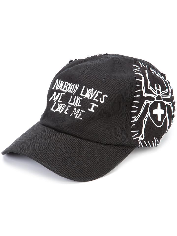 Black Fist - Patchwork Hat - Men - Cotton - One Size, Cotton
