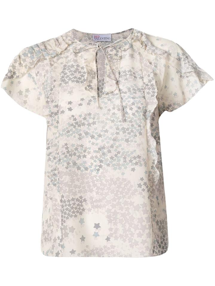 Red Valentino Starry Print Top - Grey