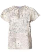 Red Valentino Starry Print Top - Grey