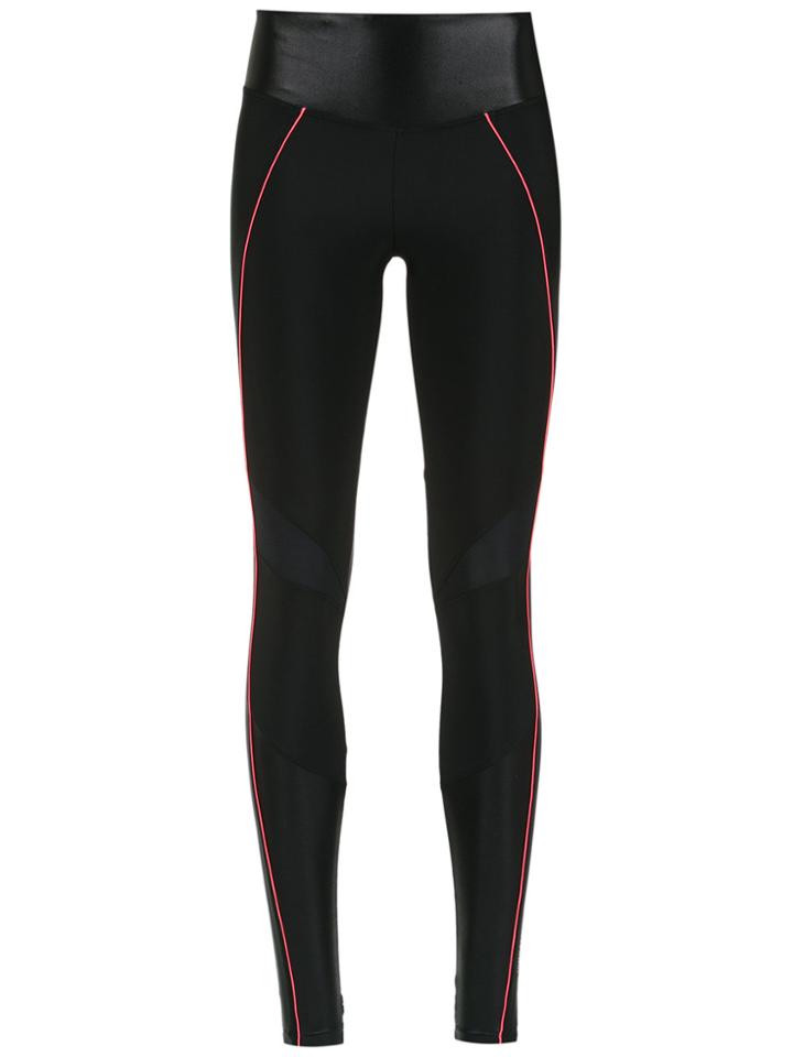 Track & Field Neon Legging - Black