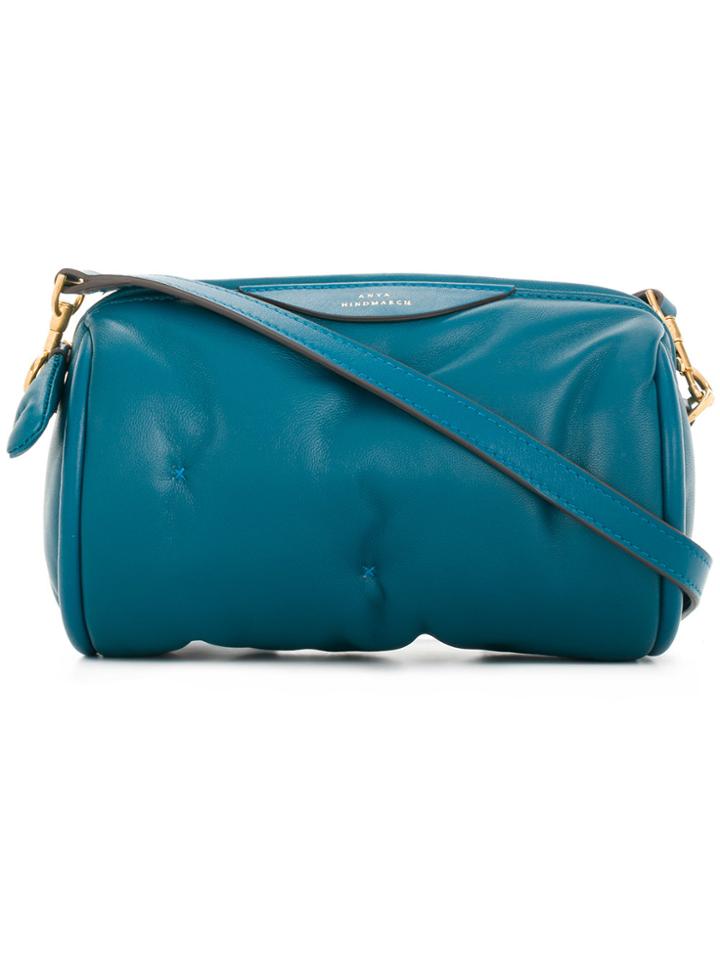 Anya Hindmarch Chubby Barrel Crossbody Bag - Blue