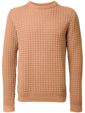 Hbns 'big Waffle' Sweatshirt, Men's, Size: Medium, Brown, Cotton