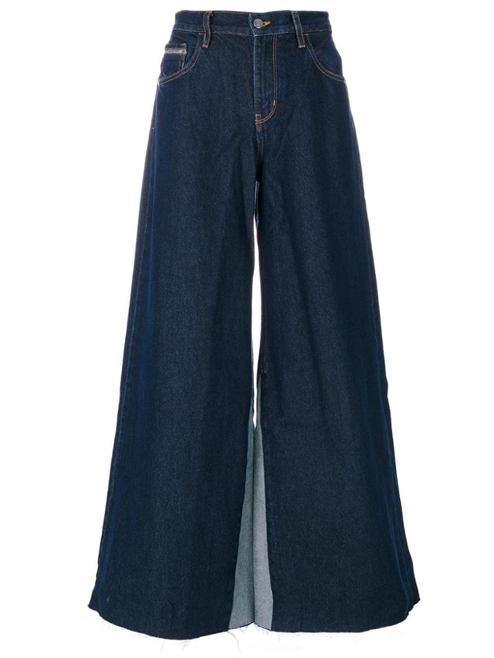 Calvin Klein Extra Wide Leg Jeans - Blue