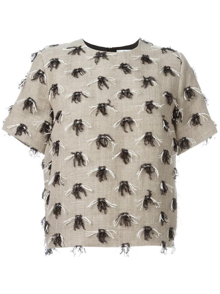 Msgm Appliqué Detail Top