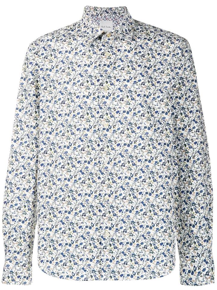 Paul Smith Patterned Classic Shirt - White