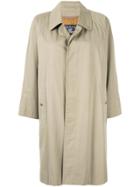 Burberry Pre-owned Straight Buttoned Coat - Brown