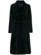 Drome Double Breasted Coat - Black