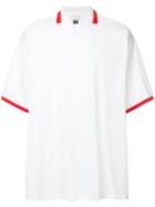 Facetasm Oversized Polo Shirt - White