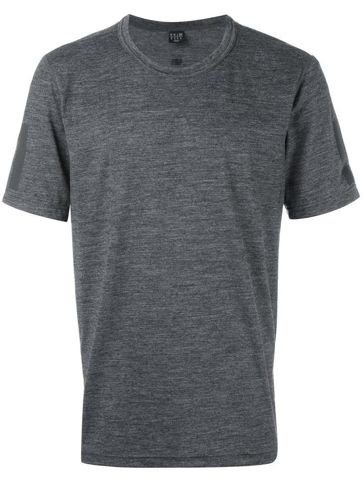 Adidas Plain T-shirt, Men's, Size: Medium, Grey, Polyester/wool
