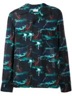 You As Hawaiian Print Shirt - Blue