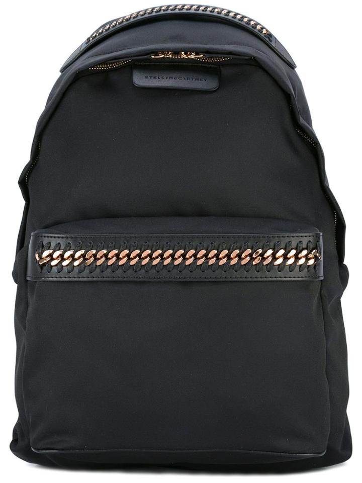 Stella Mccartney Black Falabella Go Backpack
