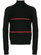 Plys Stripe Detail Sweater - Black