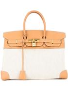 Hermès Vintage Birkin 35 Toile H Epsom Bag - Brown