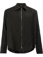 L'eclaireur Indianapolis Zip Shirt Jacket - Black