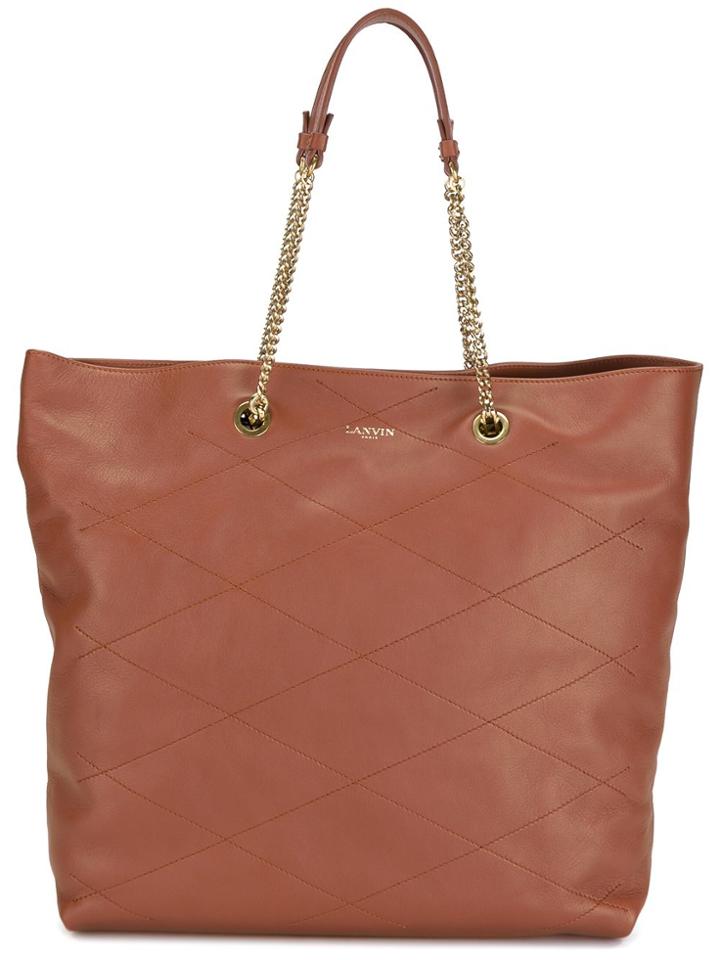Lanvin 'carry Me' Tote - Brown