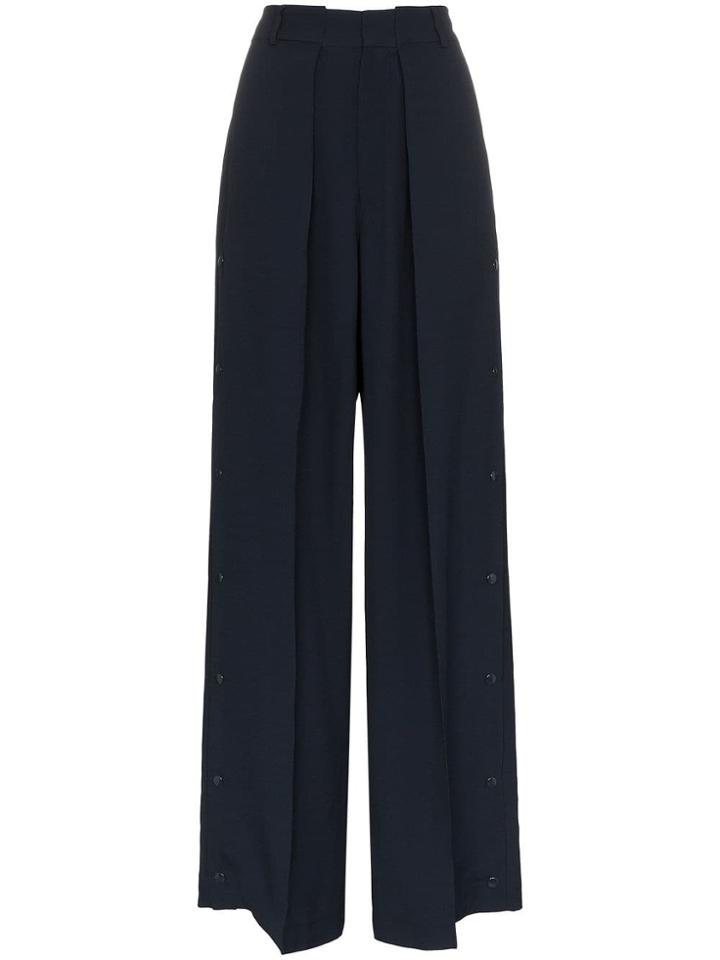 Golden Goose Deluxe Brand Gg Pant Bertilla Trs Hw Wd Lg Os - Blue