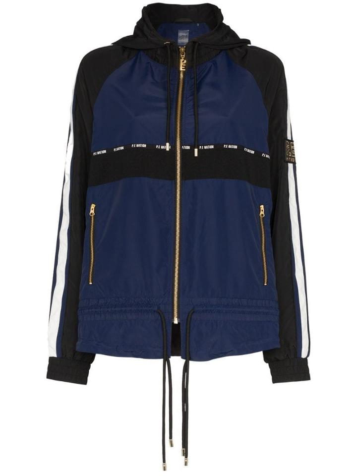 P.e Nation Hooded Track Jacket - Black
