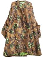 Richard Quinn Floral Oversized Coat - Brown