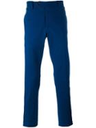 Al Duca D'aosta 1902 Slim Fit Chino Trousers, Men's, Size: 50, Blue, Cotton/polyurethane