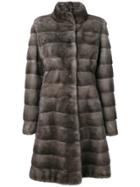 Liska Valencia Fur Coat - Grey
