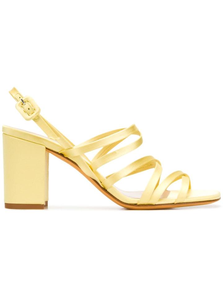 Maryam Nassir Zadeh Strappy Slingback Sandals - Yellow