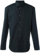 Maison Margiela Classic Long Sleeve Shirt, Men's, Size: 39, Black, Cotton/spandex/elastane