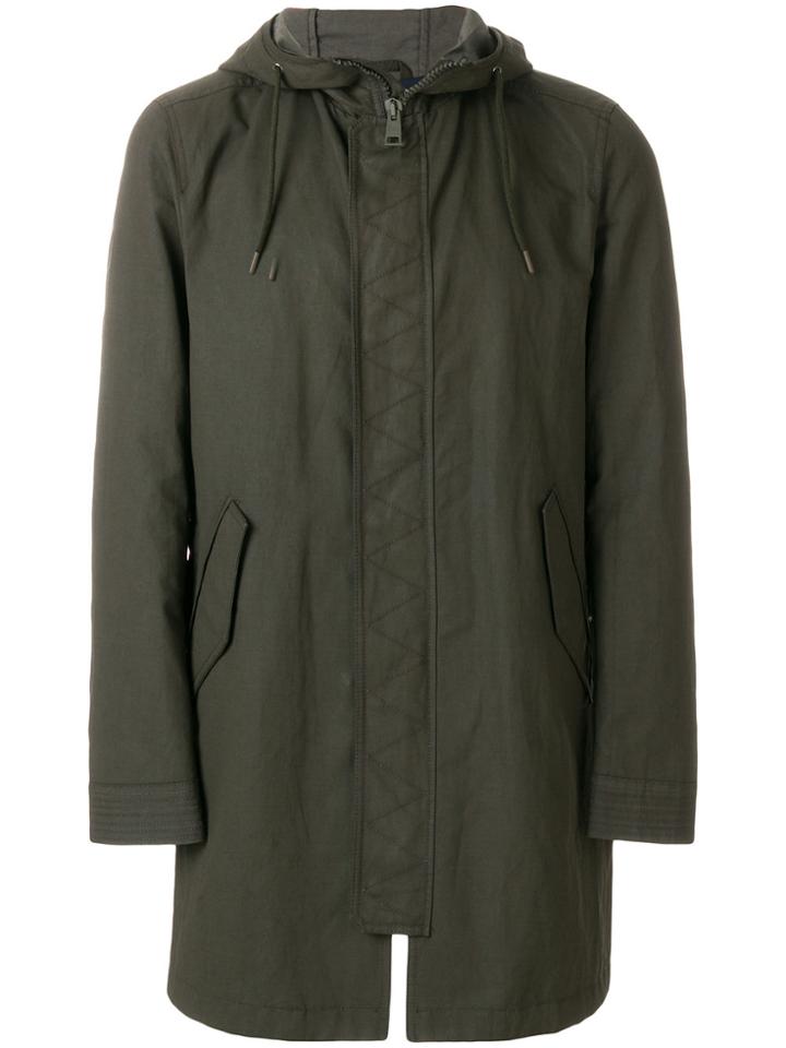 Herno Hooded Raincoat - Green