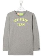 Mc2 Saint Barth Kids Off-piste Team Longsleeved T-shirt - Grey