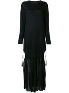 Gaelle Bonheur Long Tulle Dress - Black
