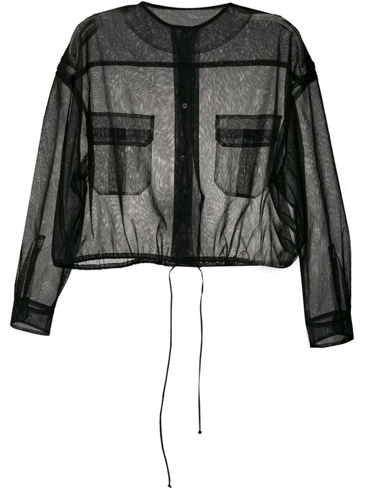 Tela Sheer Jacket - Black