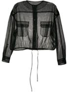 Tela Sheer Jacket - Black
